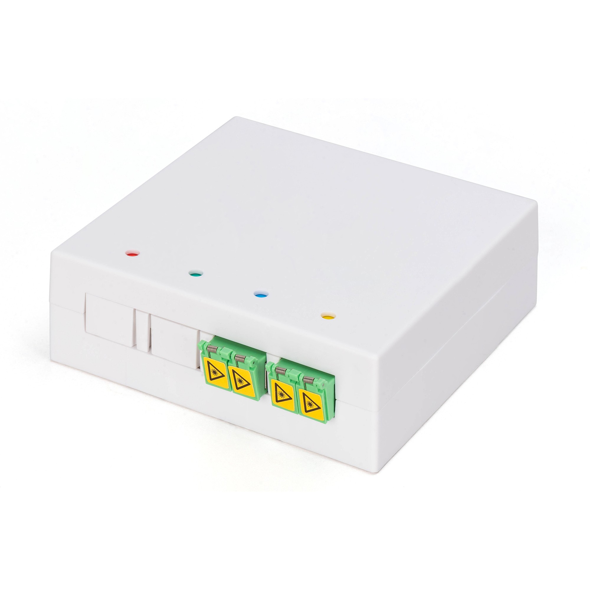 DIGITUS FTTH Gehäuse mit 2 x LC/APC DX Kupplung mit Shutter