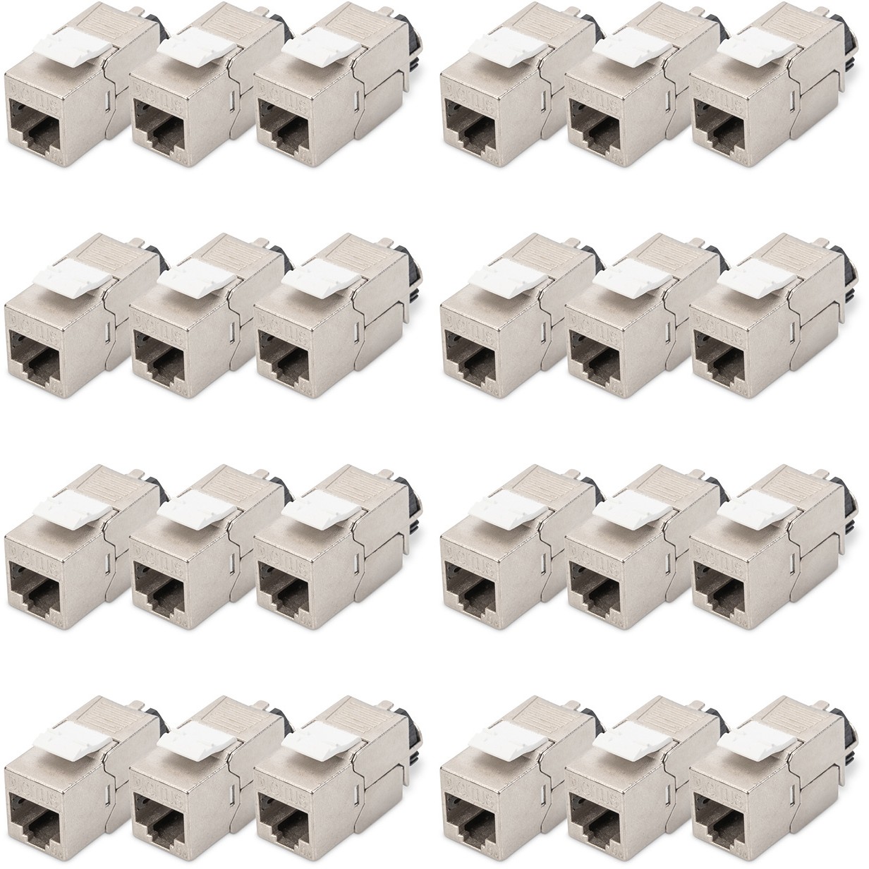 DIGITUS Keystone Jack Cat6a. Set 24 Stück