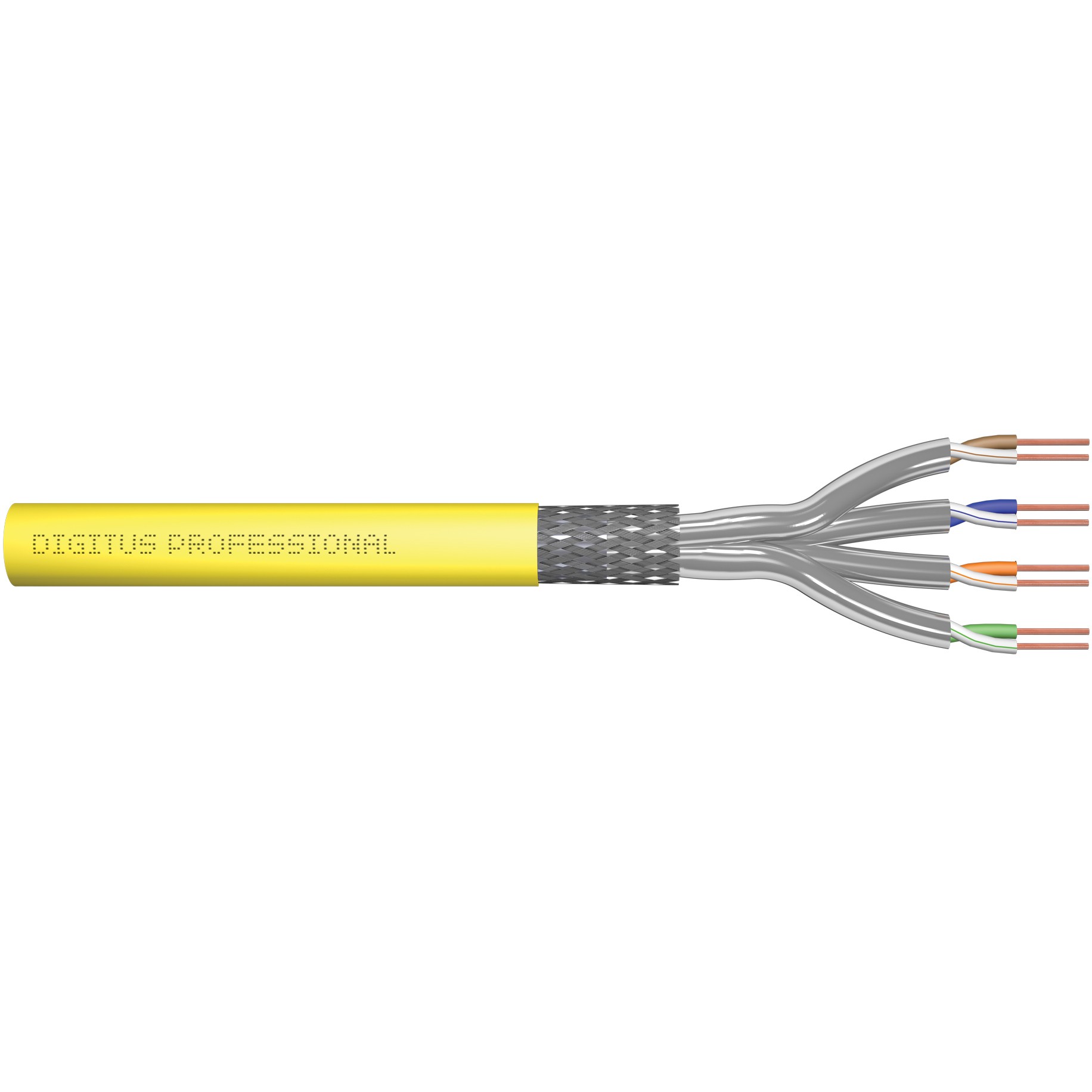 DIGITUS Cat.7A S/FTP Verlegekabel. 100 m. simplex. Dca