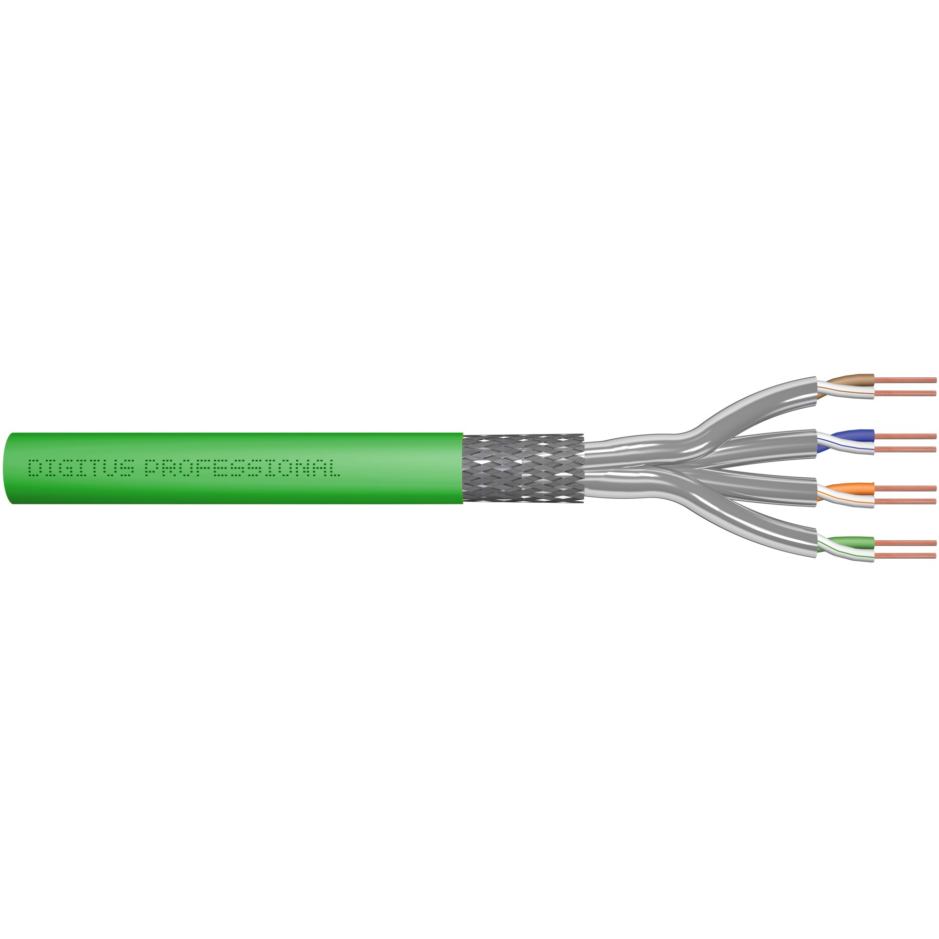 DIGITUS CAT 8.2 S/FTP Installationskabel. 100m. Simplex. DCA
