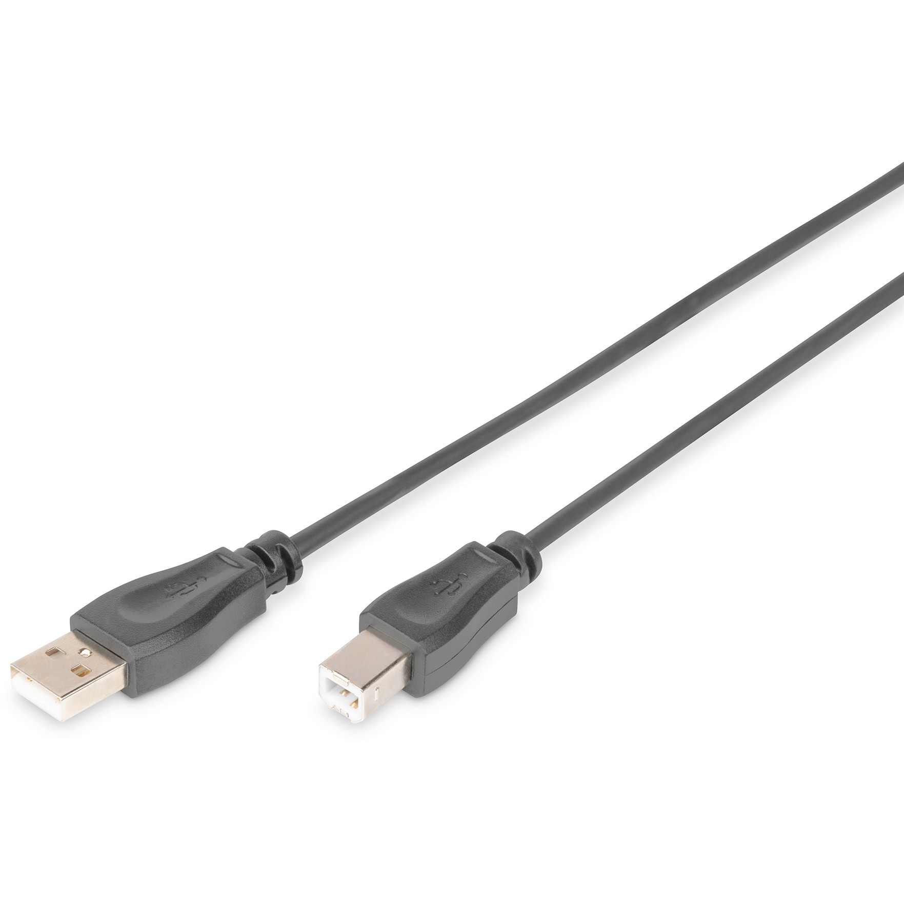 DIGITUS USB 2.0 Anschlusskabel Typ A -B St/St 1.8m, be