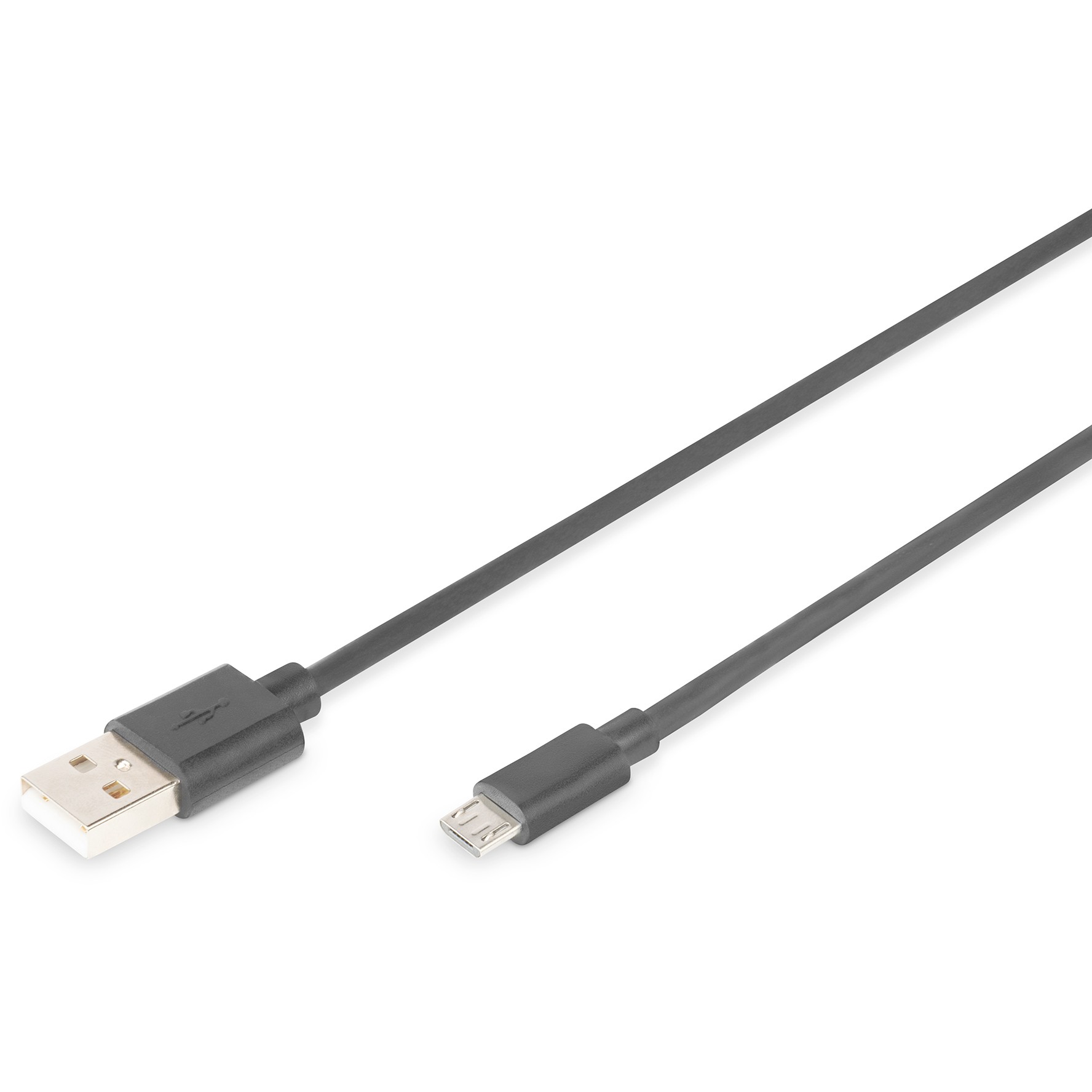 DIGITUS USB 2.0 Anschlusskabel Typ A -mikro B St/St 1.8m sch