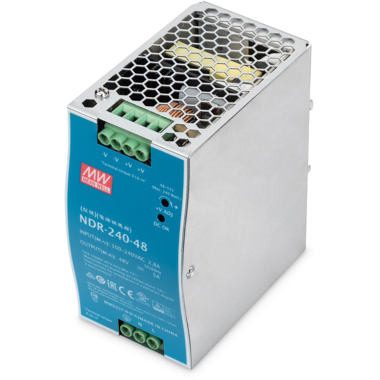 DIGITUS industrielles Netzteil 48V DC 240W Metallgehäuse