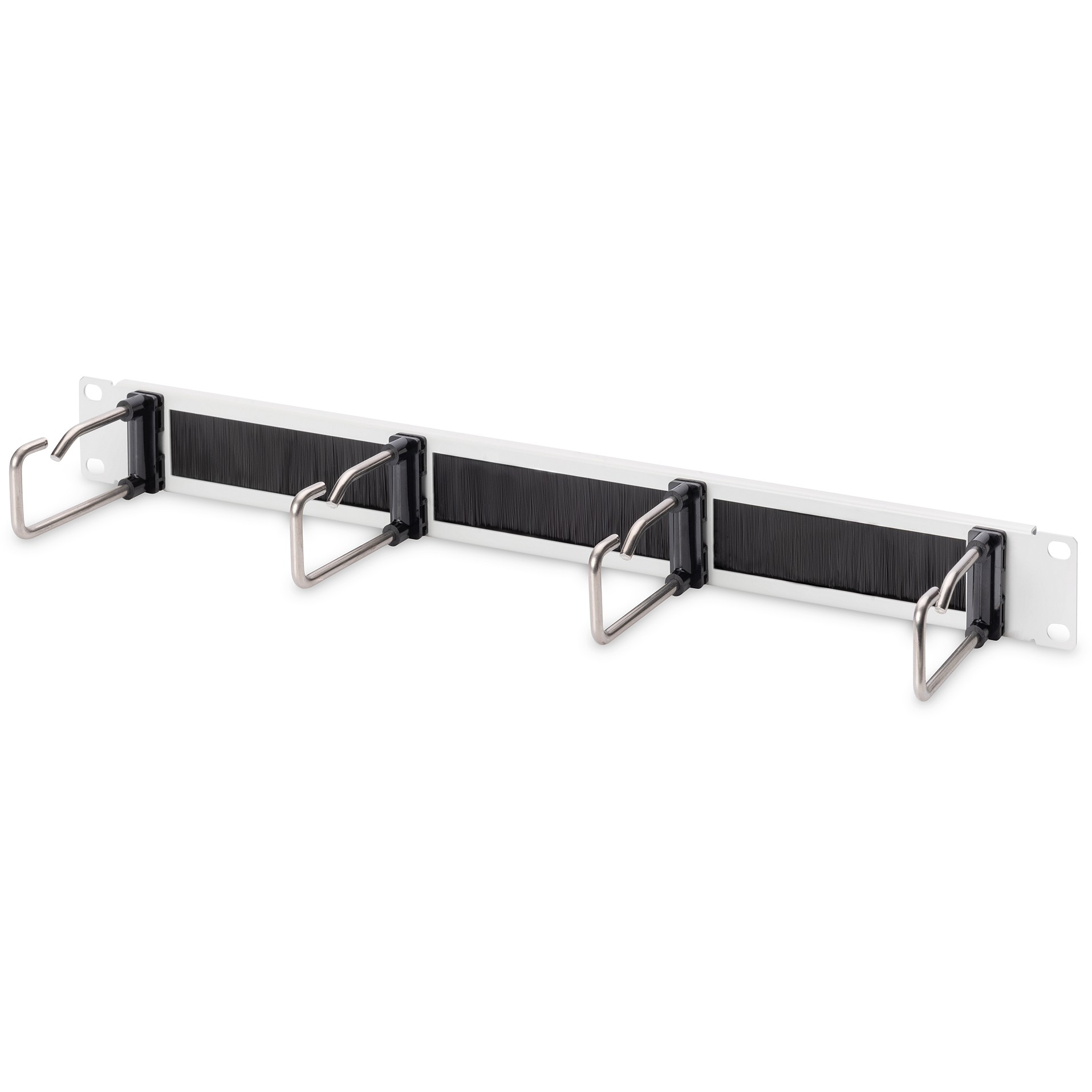 DIGITUS Kabelrangierpanel Stahlbügeln+Bürstenleiste 19