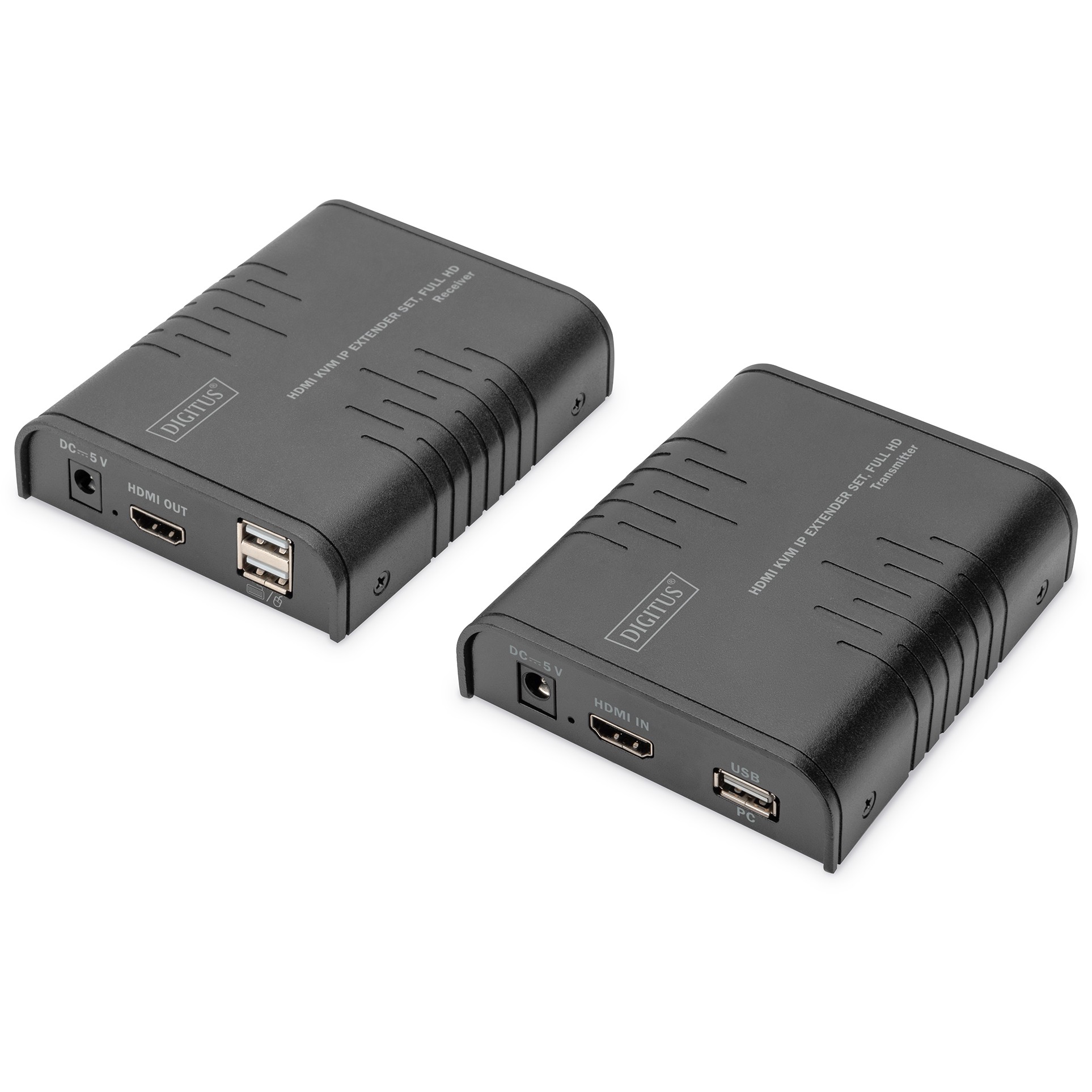 DIGITUS HDMI KVM IP Extender Set. Full HD. 1080p/60Hz