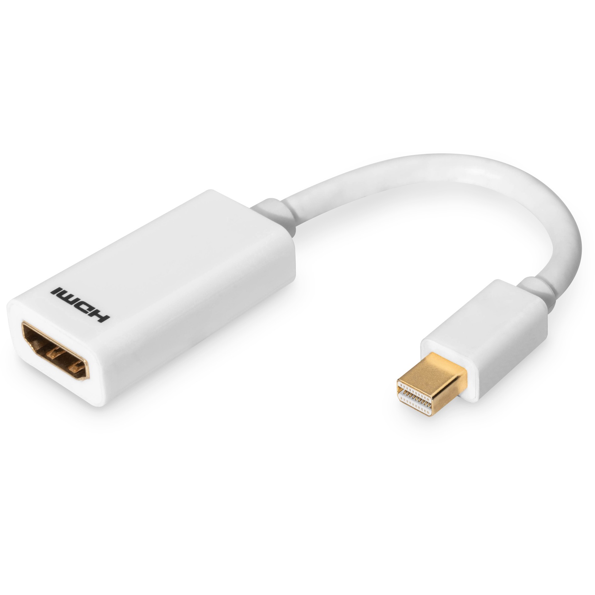 DIGITUS DisplayPortKabel miniDPort -> HDMI/A St/Bu 0.15m