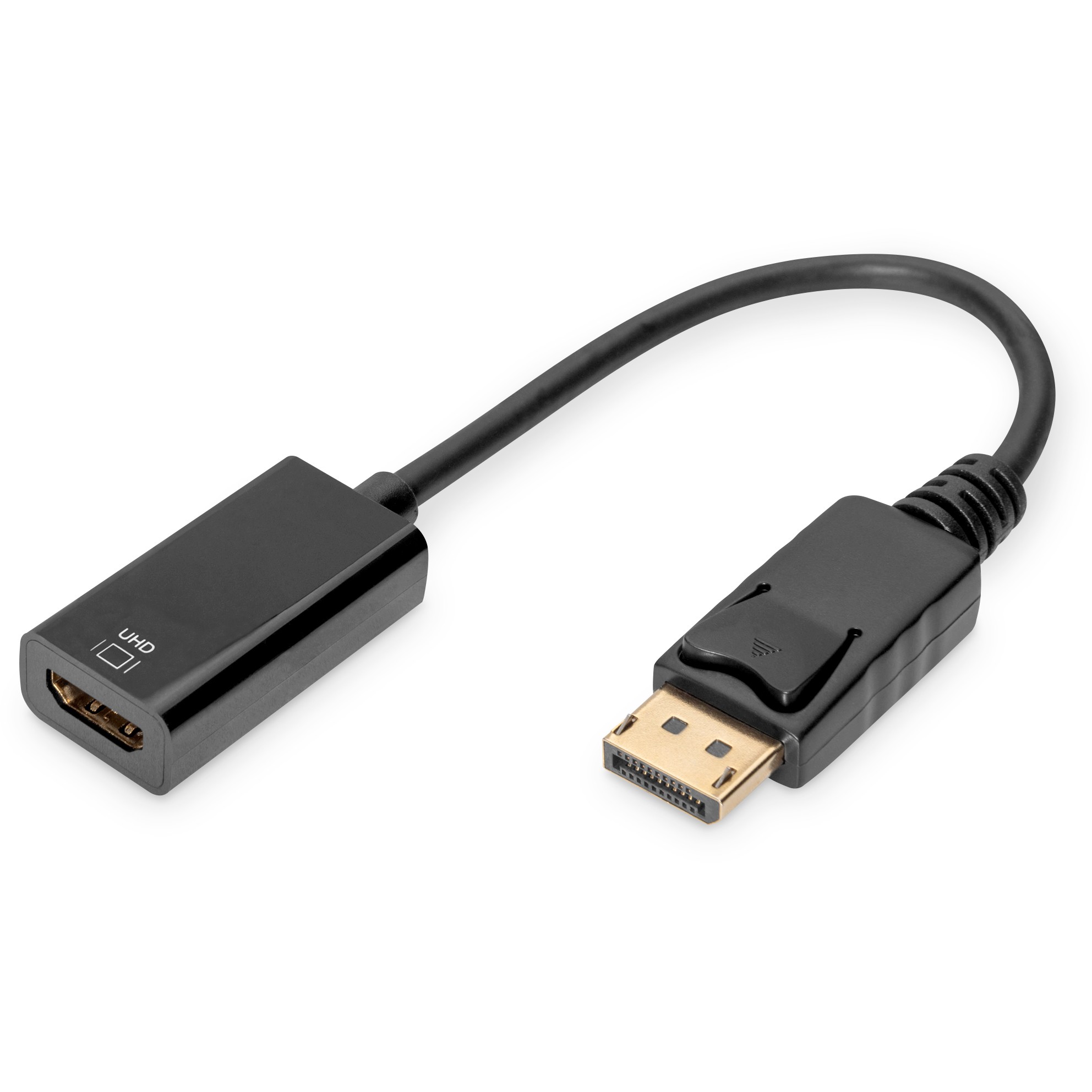 DIGITUS DisplayPort Adapter DPort -> HDMI St/Bu 0.2m aktiv