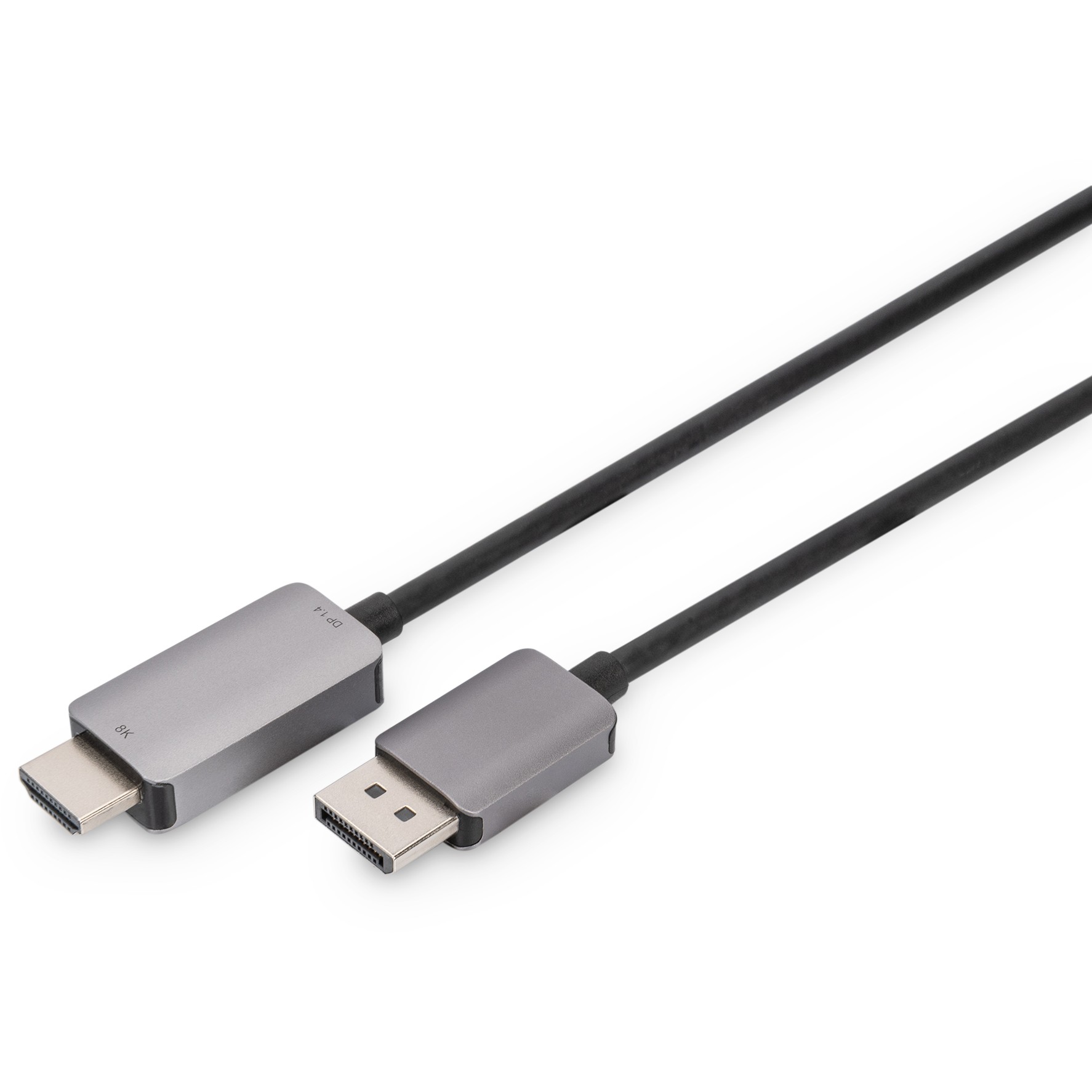 DIGITUS DisplayPort Adapterkabel DP->HDMIA St/St 8K 1.8m sch
