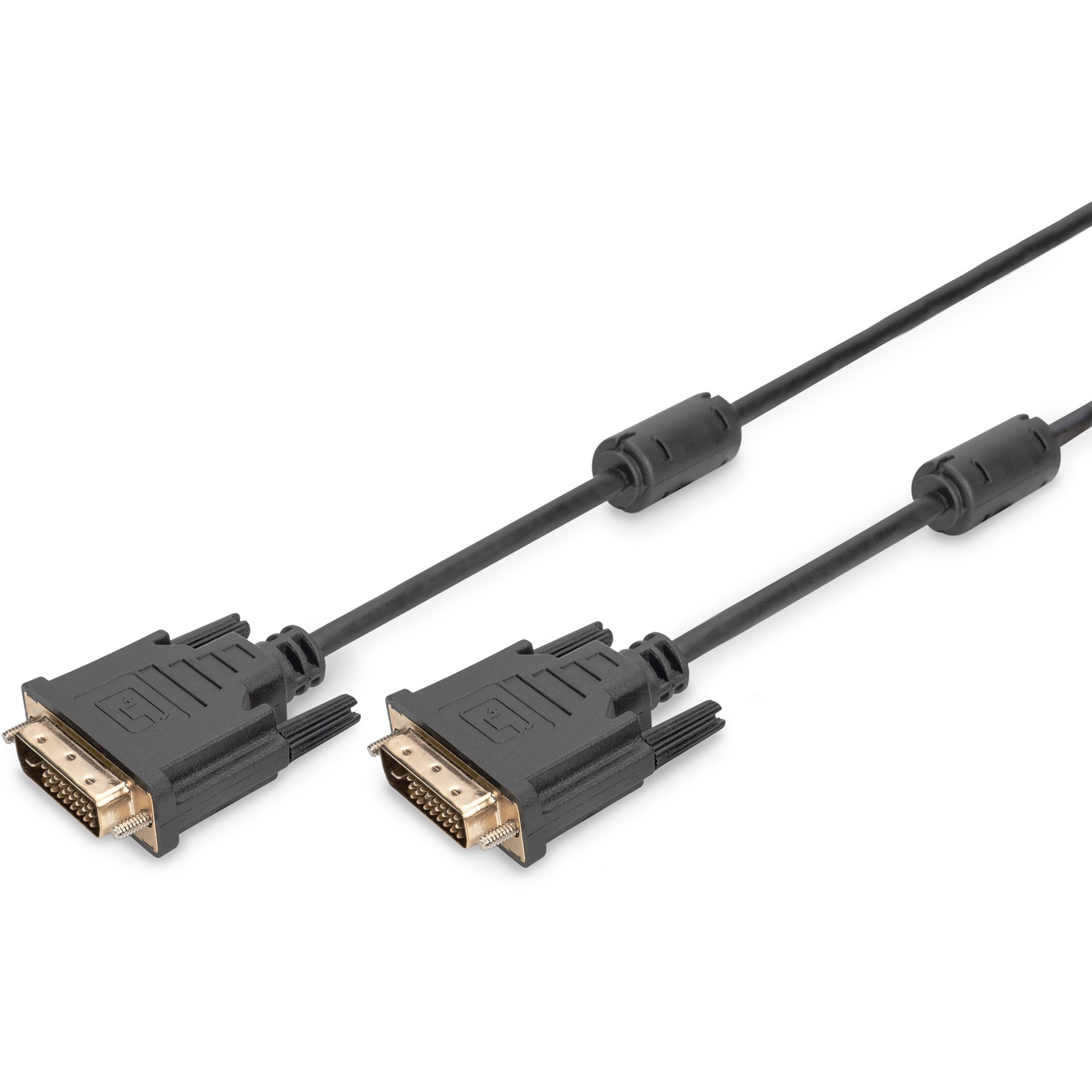 DIGITUS DVI-D-Kabel DVI(24+1) -> DVI(24+1) St/St 2.00m schw Polybeutel