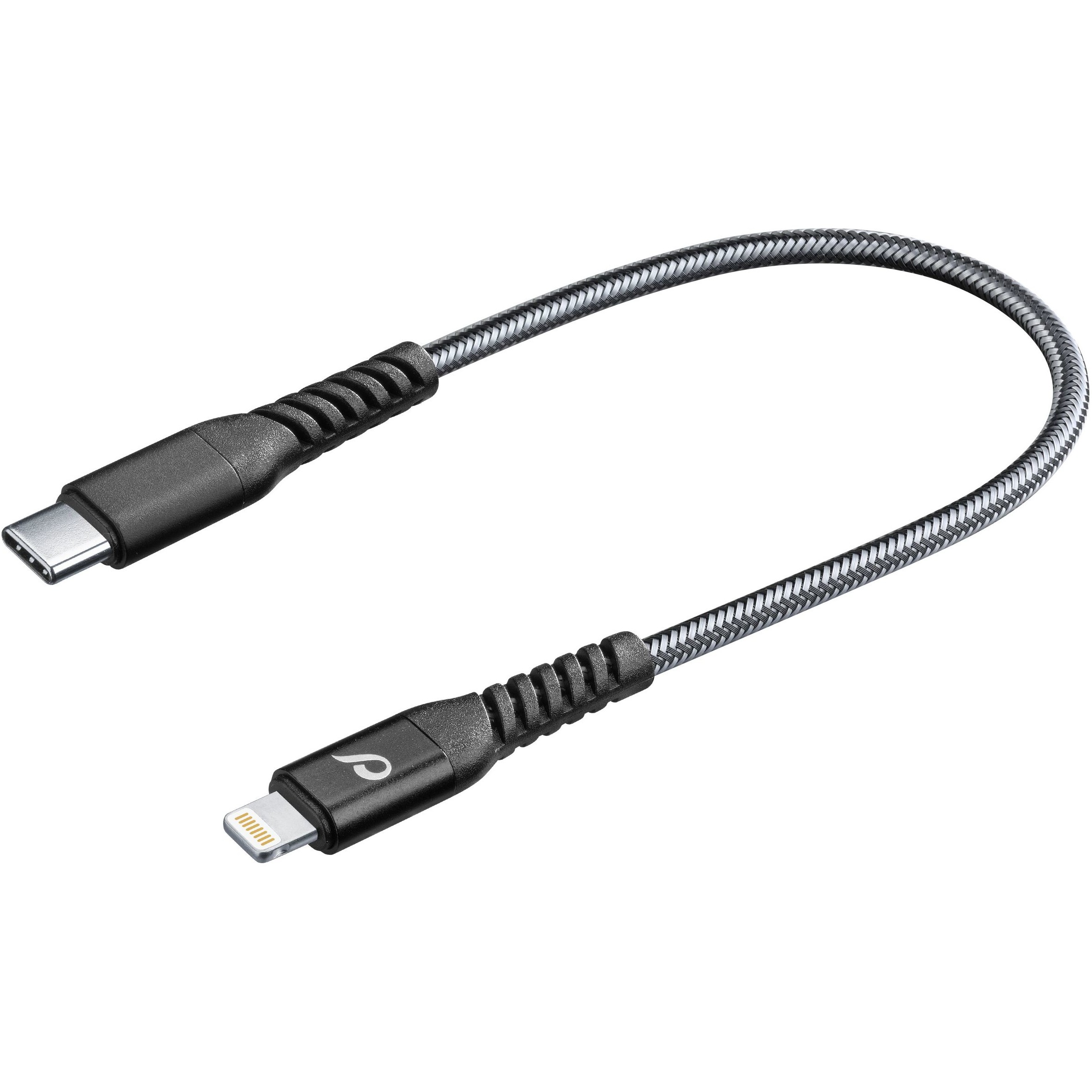 Cellularline Extreme USB Typ-C auf Lightning Kabel 15cm - mfi