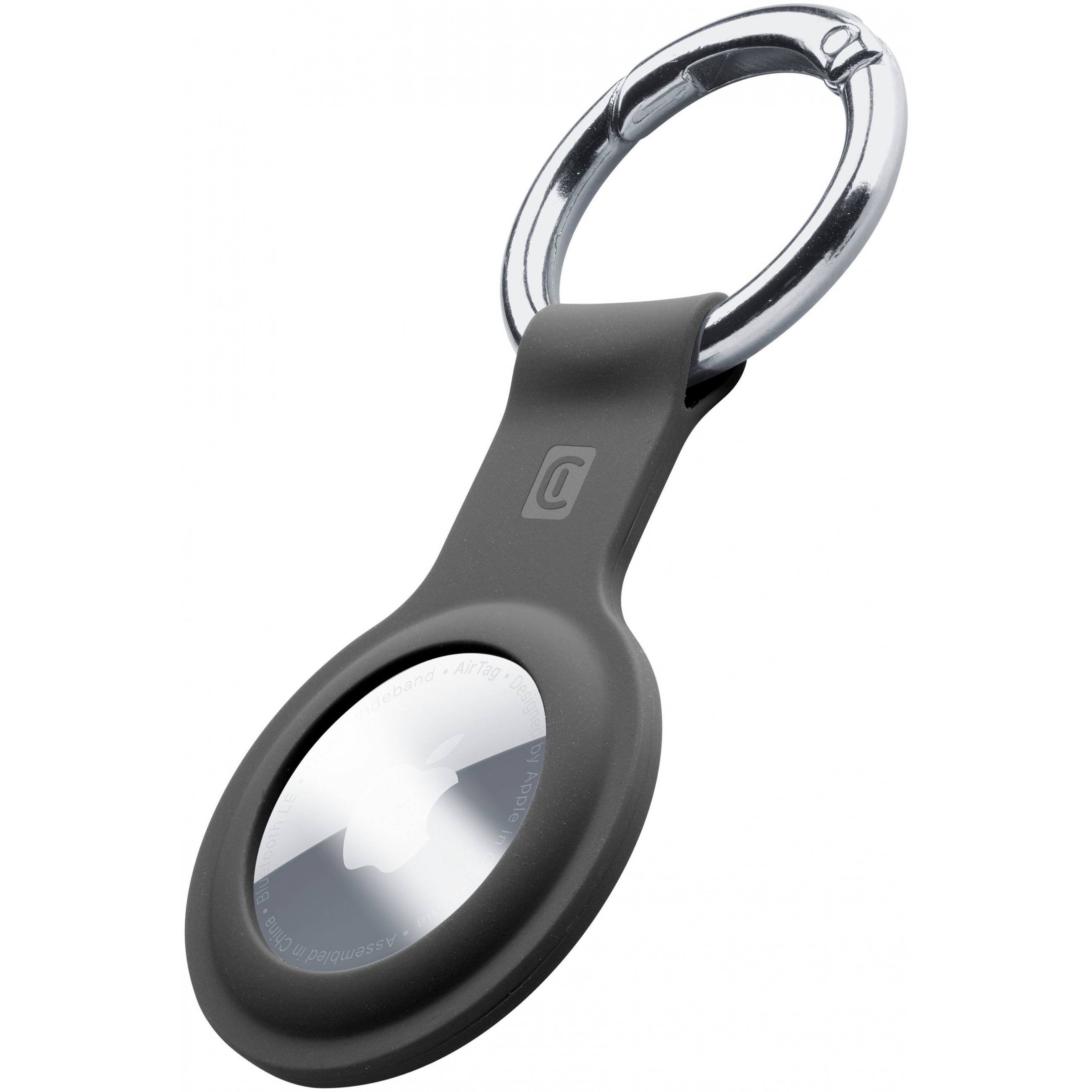 Cellularline Airtags Keyring. schwarz