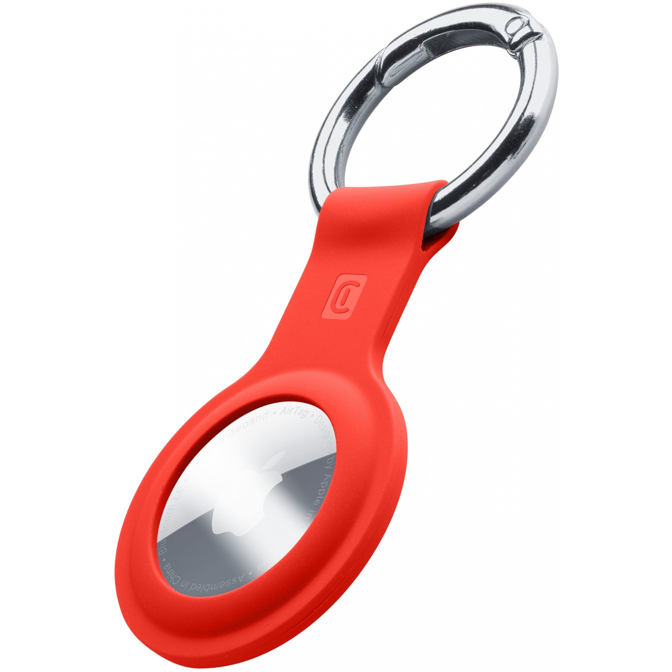 Cellularline Airtags Keyring. rot
