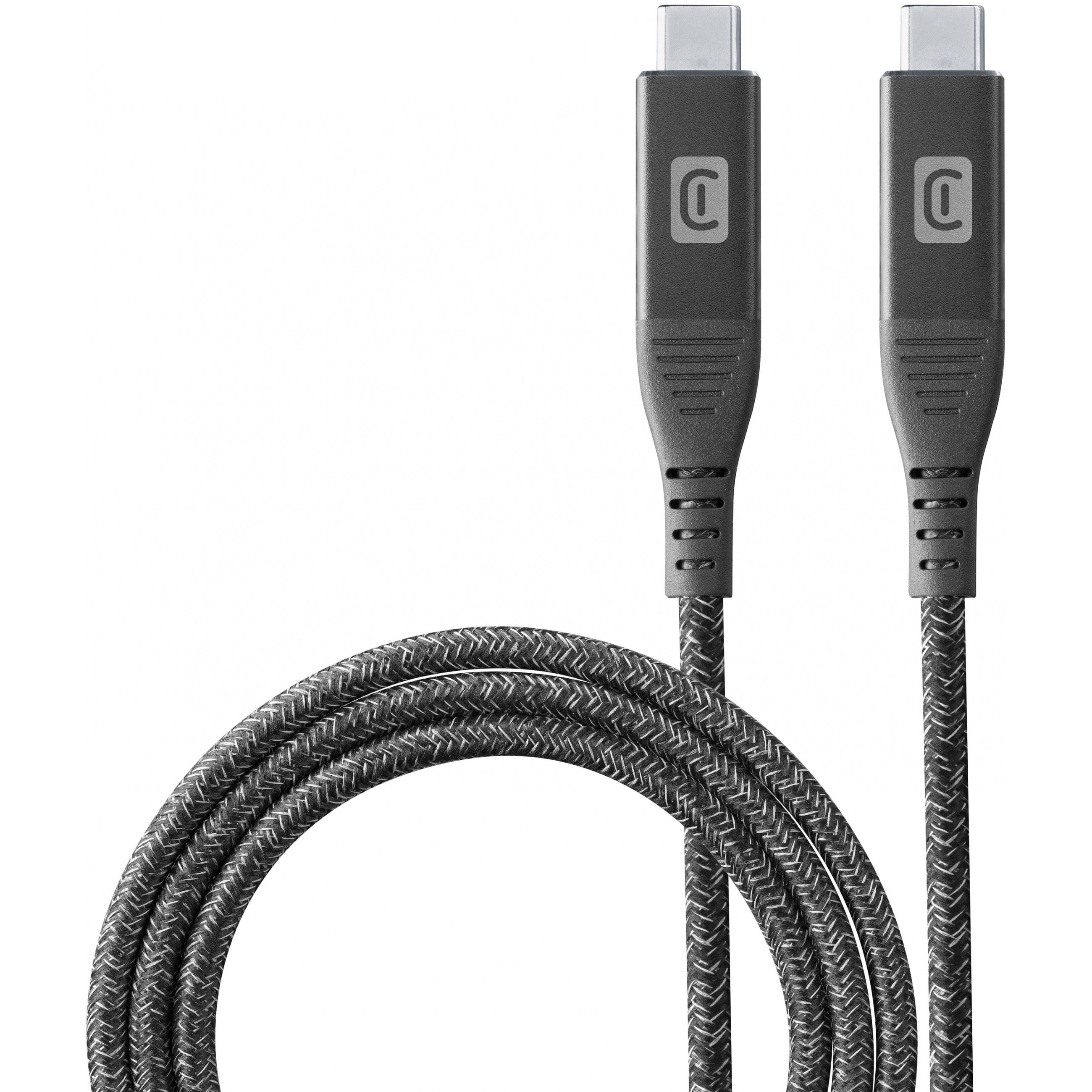 Cellularline 5A Fast Transfer Cable 1m USB Typ-C/ Typ-C Black