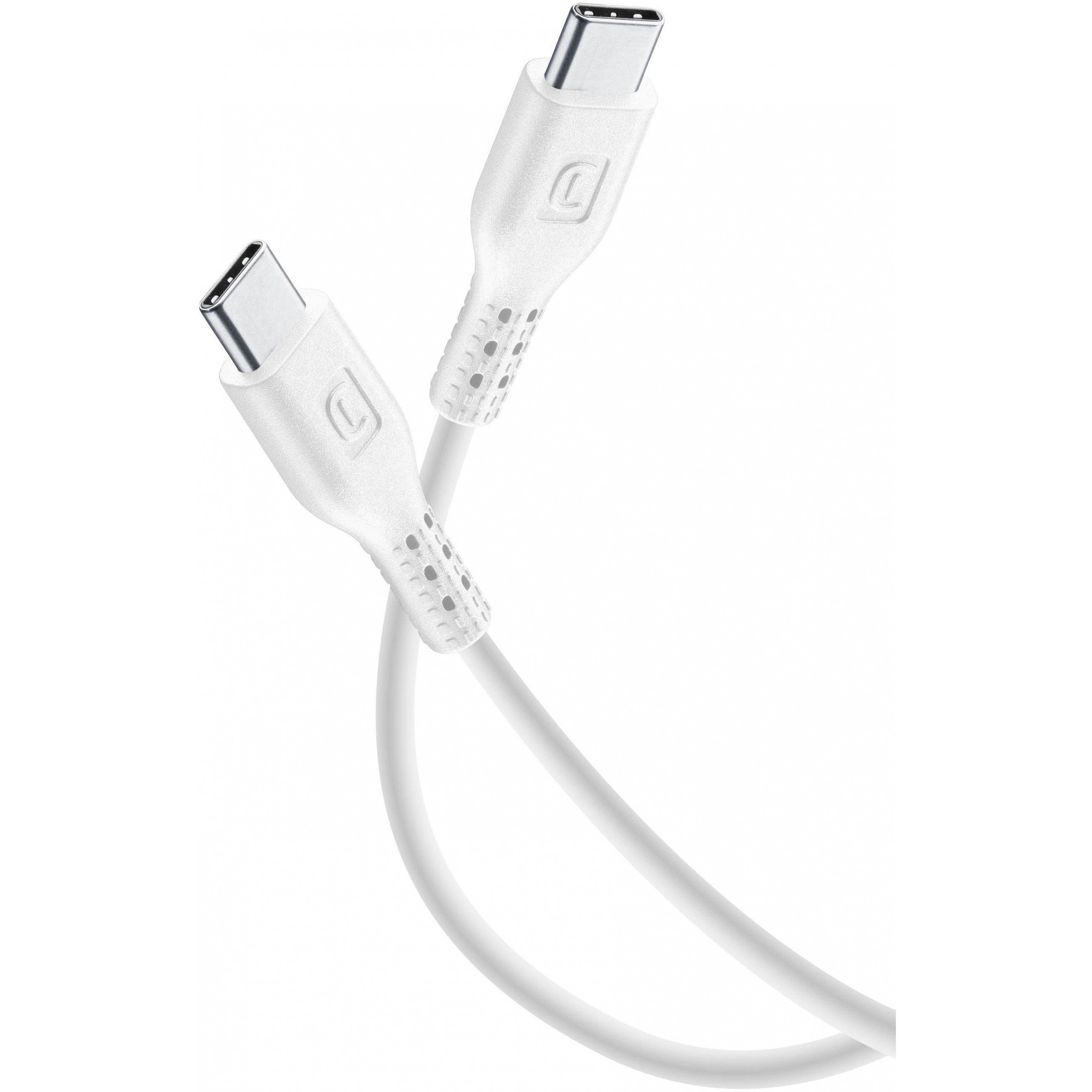 Cellularline Power Data Cable 0.6 m USB Typ-C/ Typ-C White