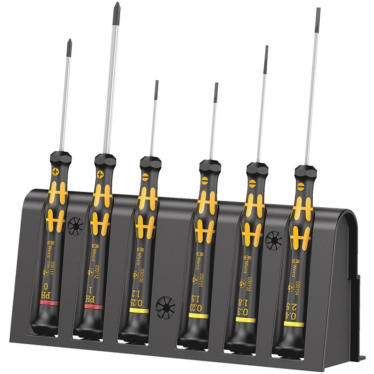 Wera Elektroniker-Schraubendrehersatz +Rack 6tlg 1578 A/6ESD