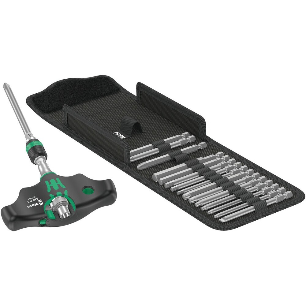 Wera Kraftform Kompakt 400 RA Set 1. Quergriffratsche 17-tlg