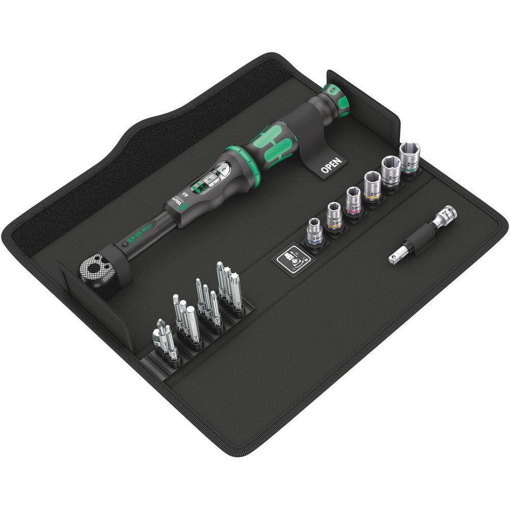 Wera Click-Torque A 6 Set 1.Drehmomentschlüs. 2.5-25Nm 20tlg