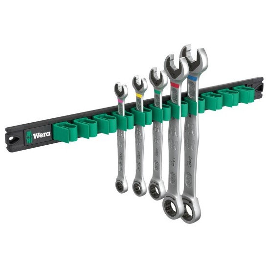 Wera 9631 Magnetleiste 6000 Joker 2 Maul-Ringratschen-Satz