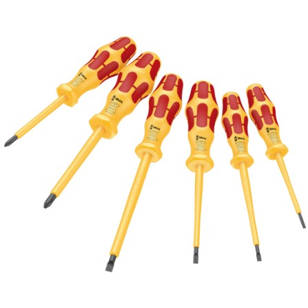 Wera 1060 i/1062 i/6 Schraubendrehersatz Kraftform VDE