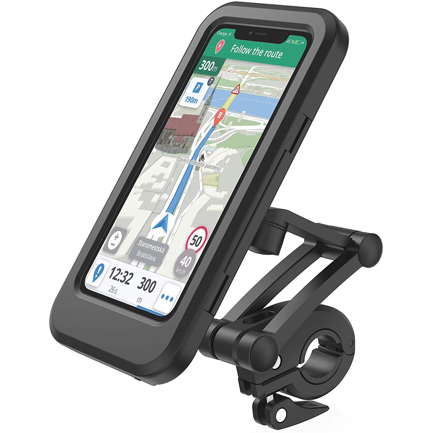 RealPower Smartphone Halterung RadTour für Fahrräder/E-Bikes