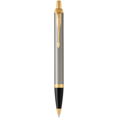 PARKER Kugelschreiber IM Brushed Metal BL M Blau Blister