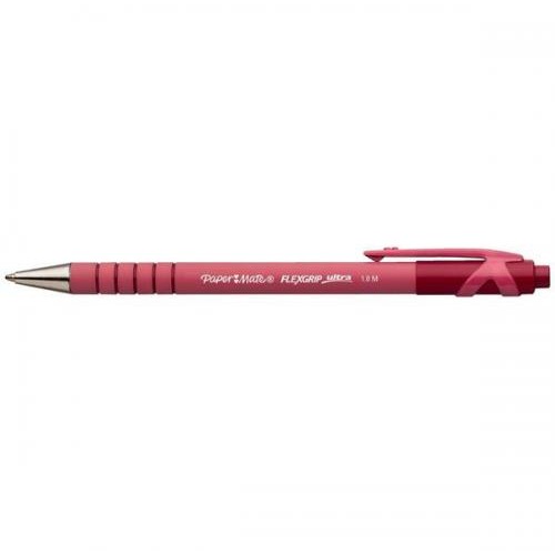 PAPER MATE Kugelschreiber Flexgrip Ultra RT M Rot 12 Stück