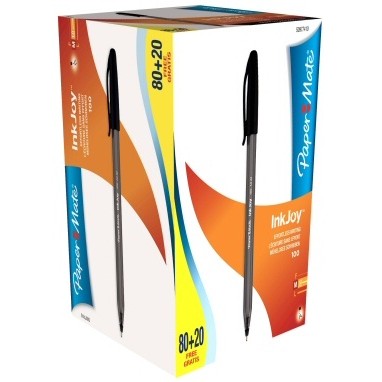 PAPER MATE Kugelschreiber InkJoy 100 Kappe 80+20 Vorteils. M