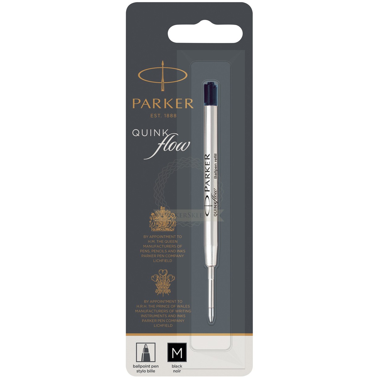 PARKER Kugelschreibermine QUINKflow Schwarz M Schw