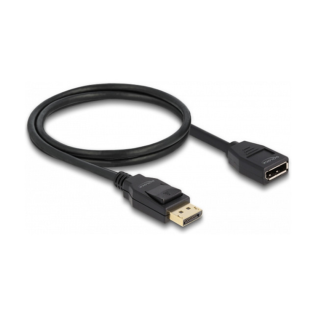 DELOCK DisplayPort 1.2 Verlngerungskabel 4K 60Hz 1m