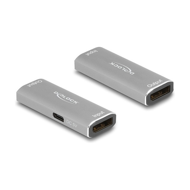 DELOCK DisplayPort 1.4 Repeater 8K 30 Hz 20m