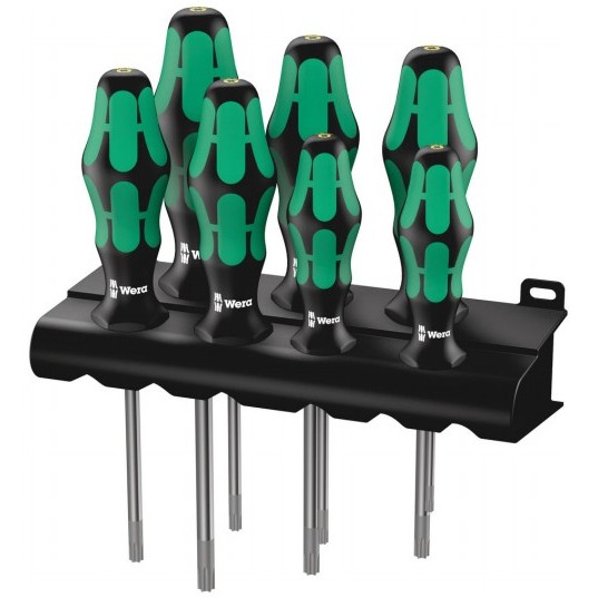 Wera 367/7 TORX HF Kraftform Plu Schraubendrehersatz mit Haltefkt