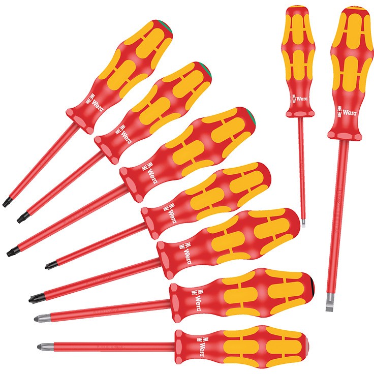 Wera 160 i/162 i/167 i/9 Schraubendrehersatz Kraftform