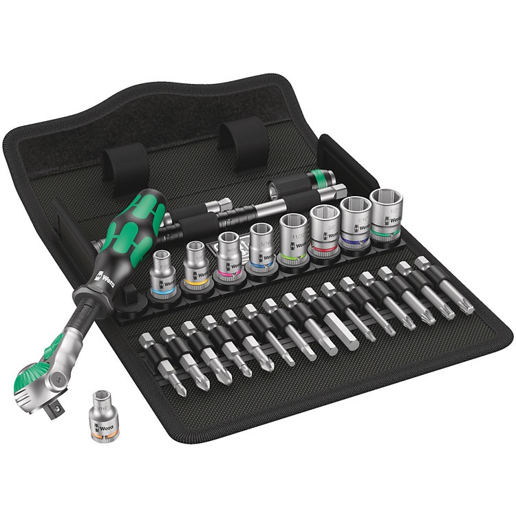 Wera 8100 SA 9 Zyklop Speed- Knarrensatz. 1/4 . zllig