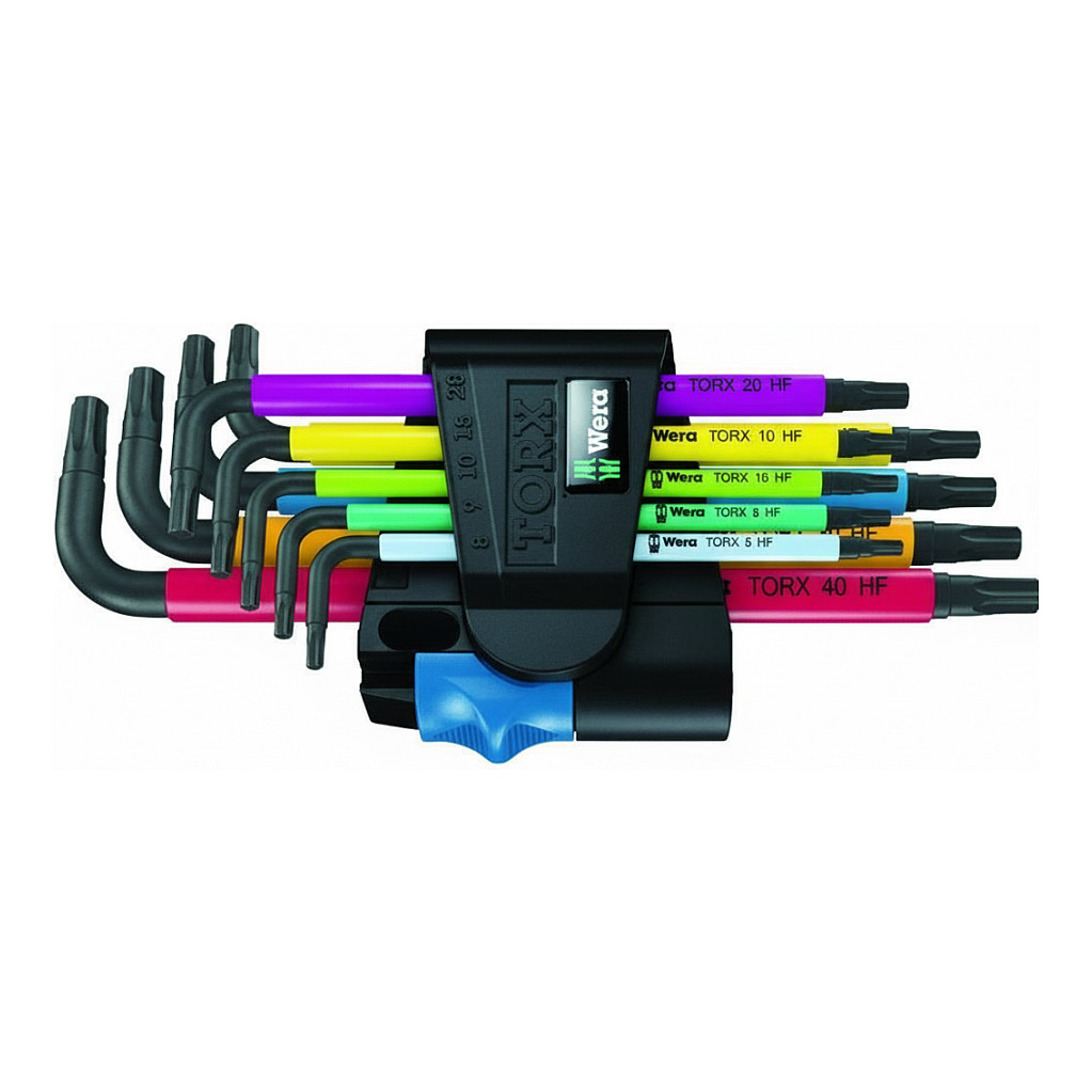 Wera 967/9 TX Multicolour HF 1 Winkelschl.satz m. Haltefunkti