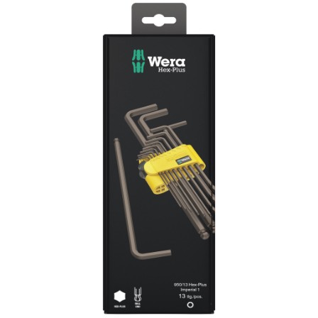 Wera 950/13 Hex-Plus Imperial 1 Winkelschlsselsatz BlackLaser