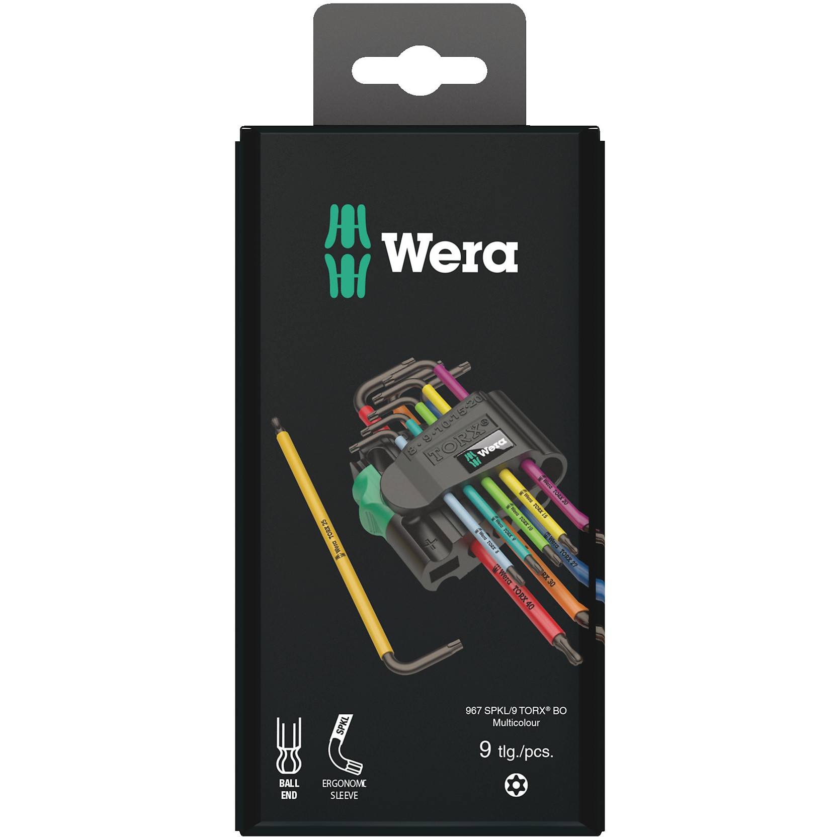 Wera 967/9 TX BO Winkelschlsselsatz Blacklaser
