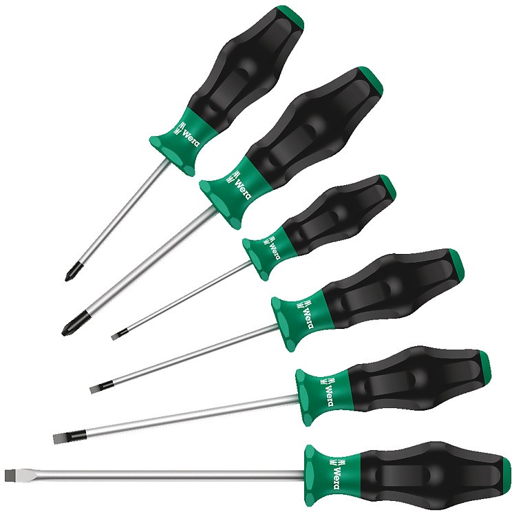 Wera 1334/6 Schraubendrehersatz Kraftform Comfort