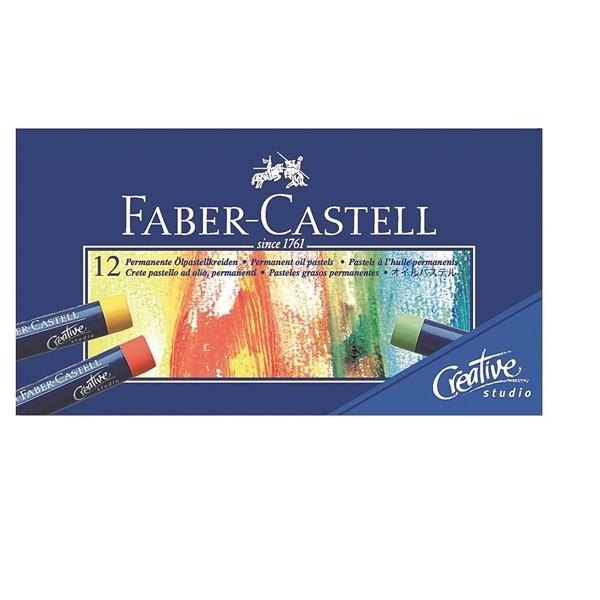FABER-CASTELL Ölpastellkreiden 12er Kartonetui 6 Stk