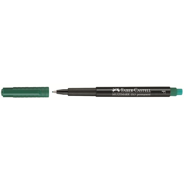 FABER-CASTELL Marker Multimark permanent F grün 10Stk.