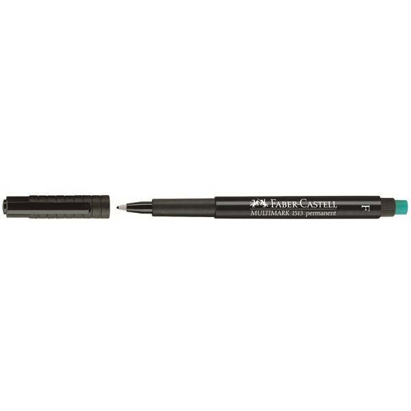 FABER-CASTELL Marker Multimark permanent F schwarz