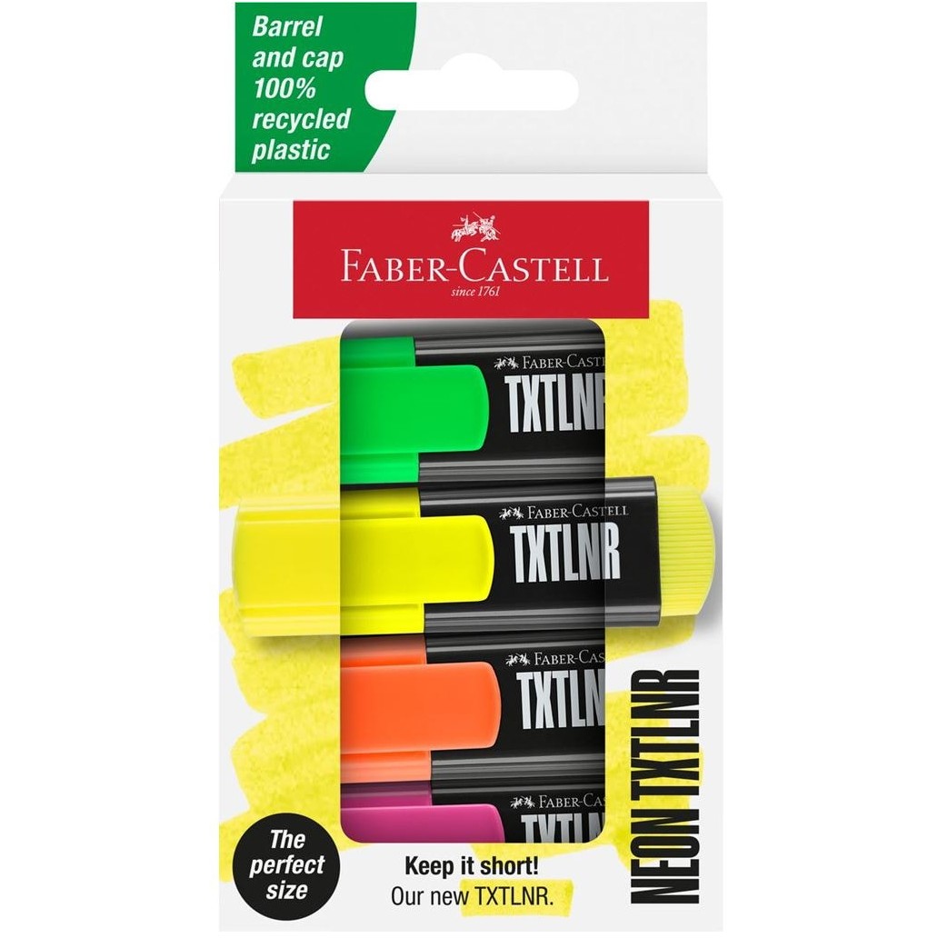 FABER-CASTELL Textmarker TXTLNR SF 4er Kartonetui