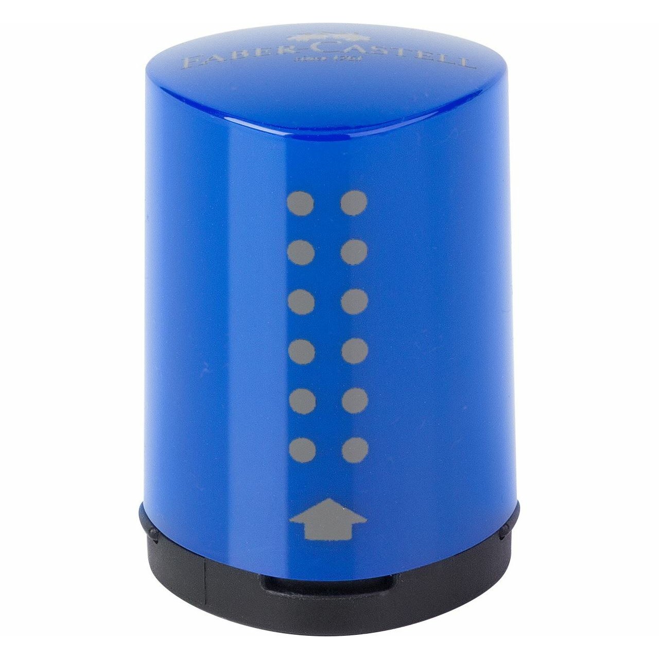 FABER-CASTELL Einfachspitzdose Grip 2001 Mini blau/rot