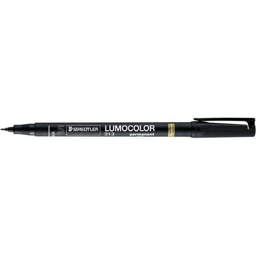 STAEDTLER Folienstift Lumocolor perm S schwarz 10 Stück