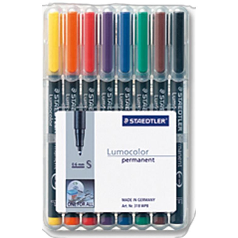 STAEDTLER Folienstift Lumocolor S perm 8St