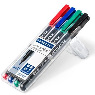 STAEDTLER Folienstift Lumocolor M perm 4St