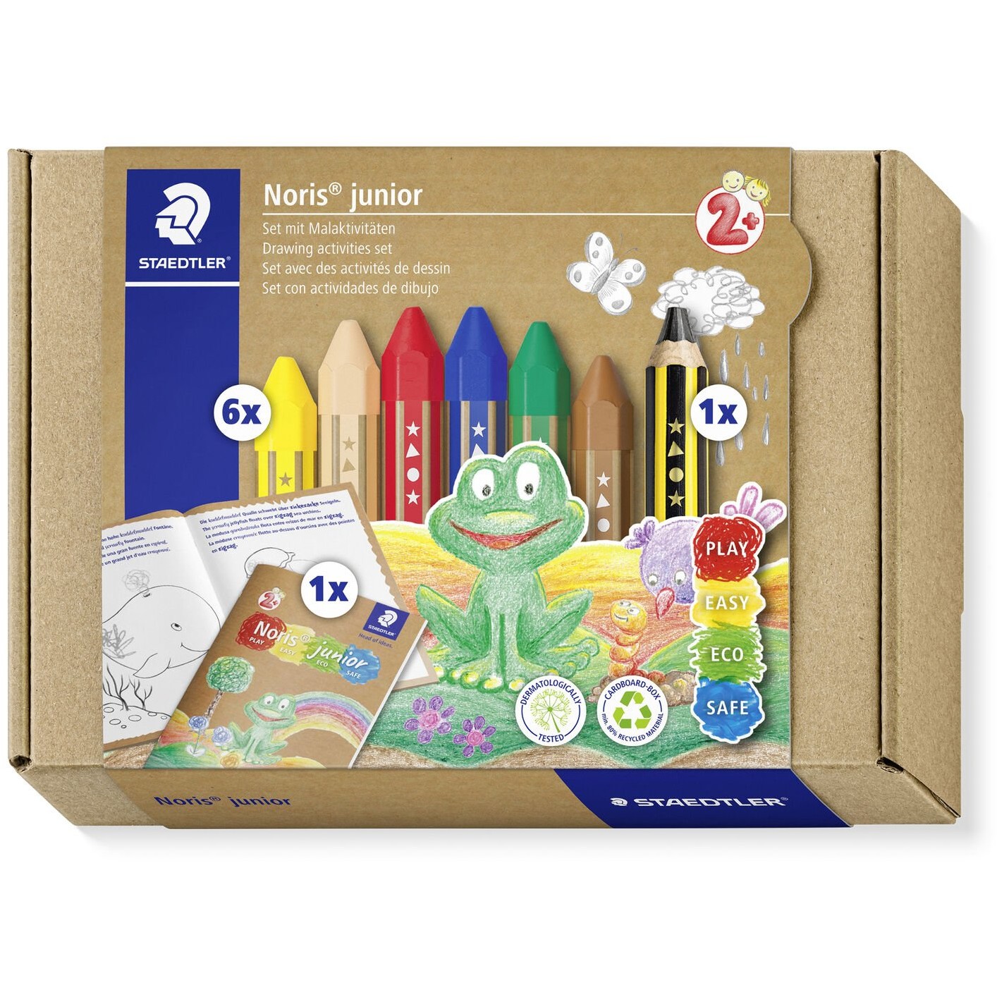 STAEDTLER Wachsmalkreide Noris junior Bastel-Set retail