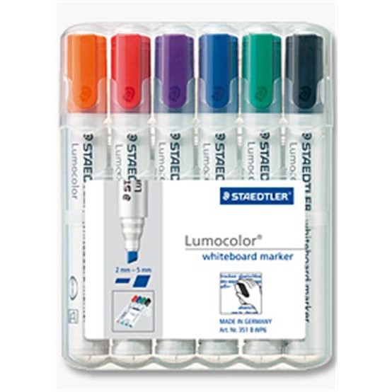 STAEDTLER Whiteboardmarker Lumocolor 6St Box