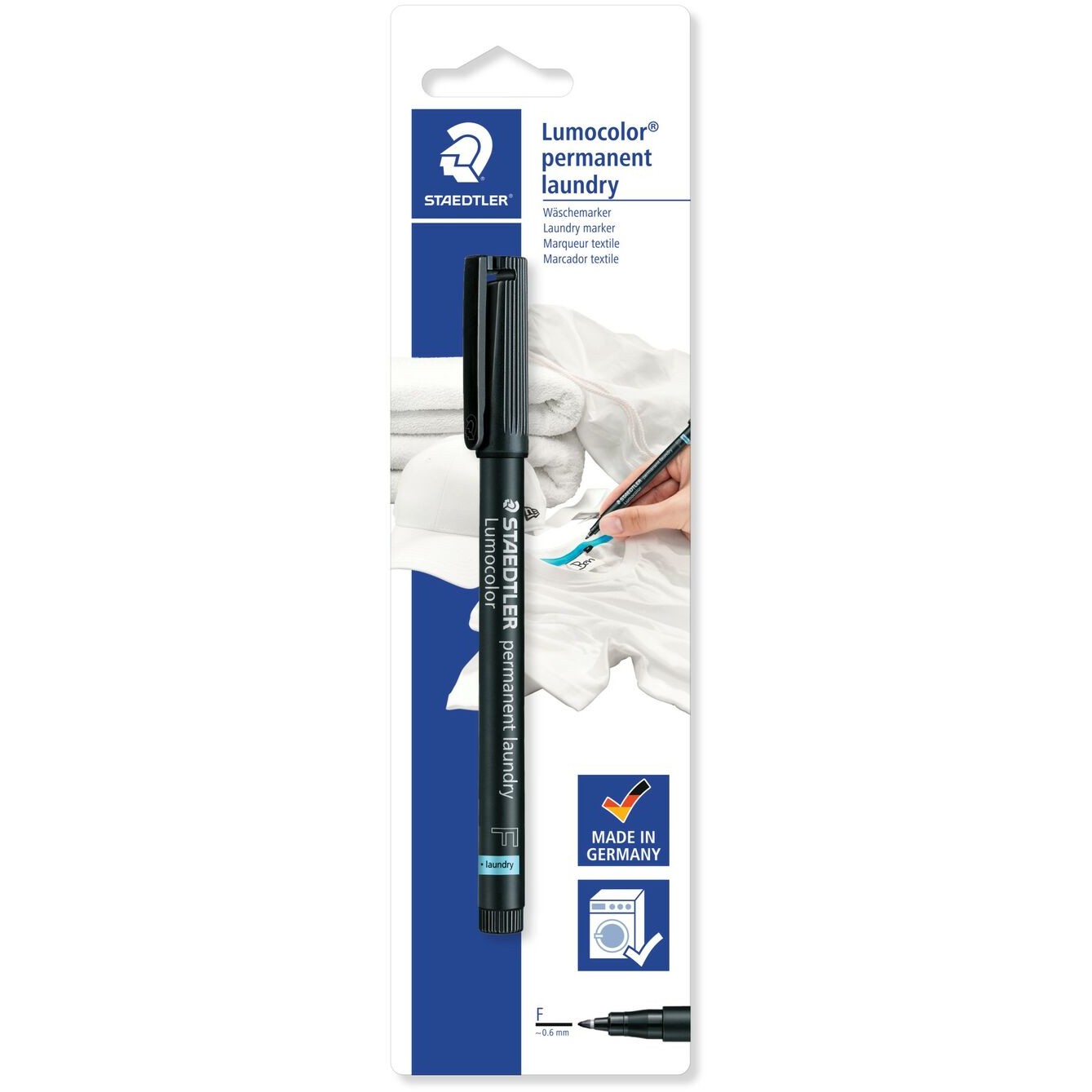 STAEDTLER Wäschemarker Lumocolor F schwarz