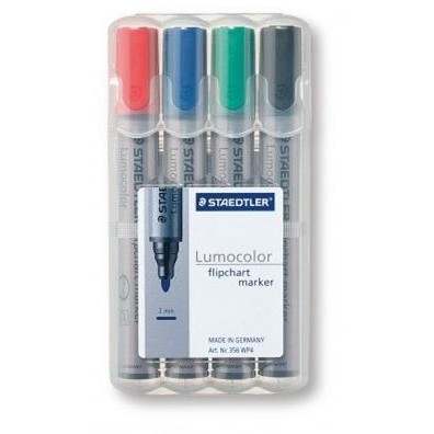 STAEDTLER Flipchartmarker Lumocolor 4St Box