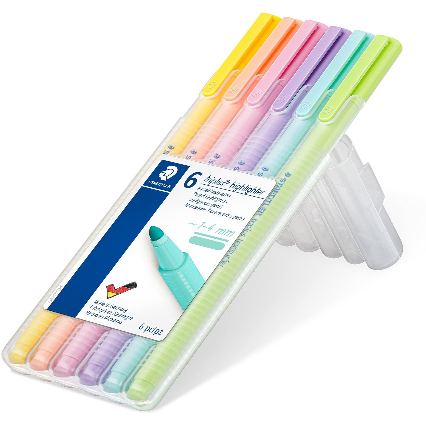 STAEDTLER Textmarker triplus pastel 6St Box